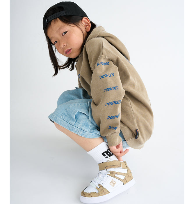 OUTLET】DC Shoes PURE HIGH-TOP SE EV SN キッズ フットウェア