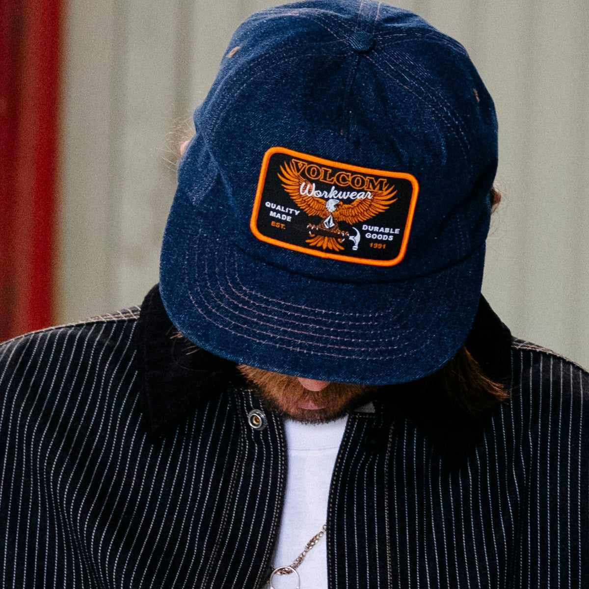 VOLCOM メンズ HAMMERED WORKWEAR HAT キャップ 【2026年春夏モデル】