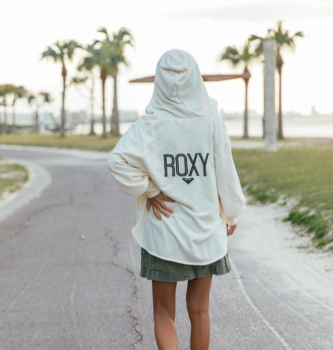 【OUTLET】Roxy BOTANY BAY Vネックフード付きトップス