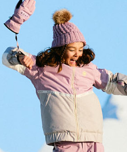 ROXY キッズ HEKLA ICE GIRL JK スノージャケット ロゴ入り 【25