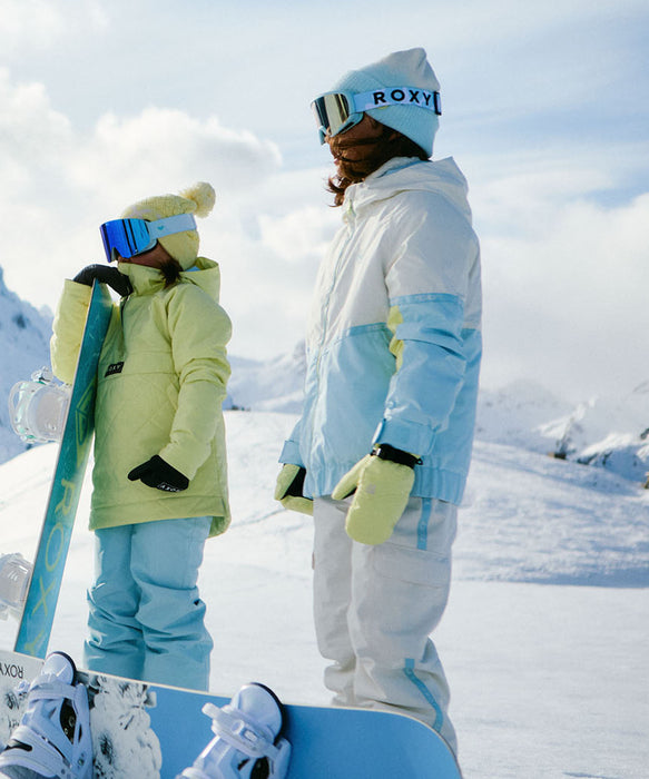 ROXY キッズ HEKLA ICE GIRL JK スノージャケット ロゴ入り 【25-26SNOWモデル】