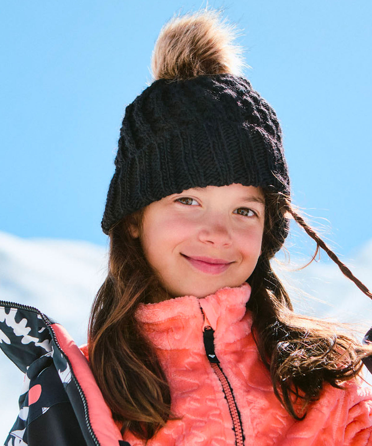 OUTLET】ROXY キッズ BLIZZARD GIRL BEANIE ビーニー 保湿 フリース