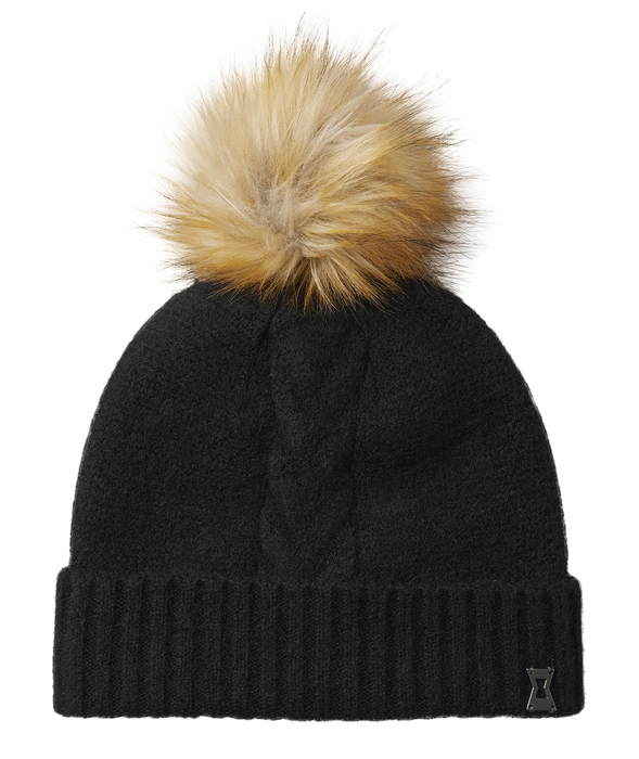 SPYDER ウィメンズ PLAIT POM HAT ビーニー