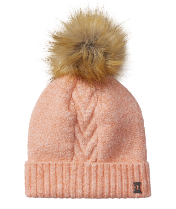 SPYDER ウィメンズ PLAIT POM HAT ビーニー