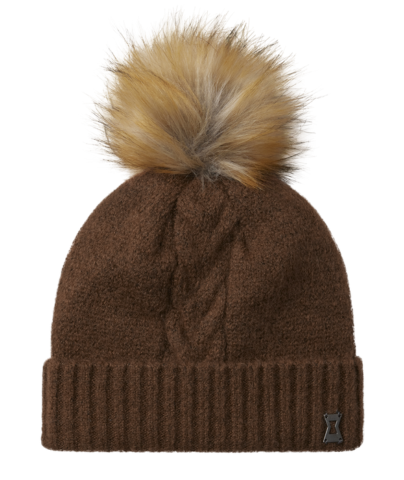 SPYDER ウィメンズ PLAIT POM HAT ビーニー