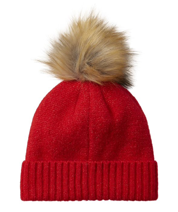 SPYDER ウィメンズ PLAIT POM HAT ビーニー