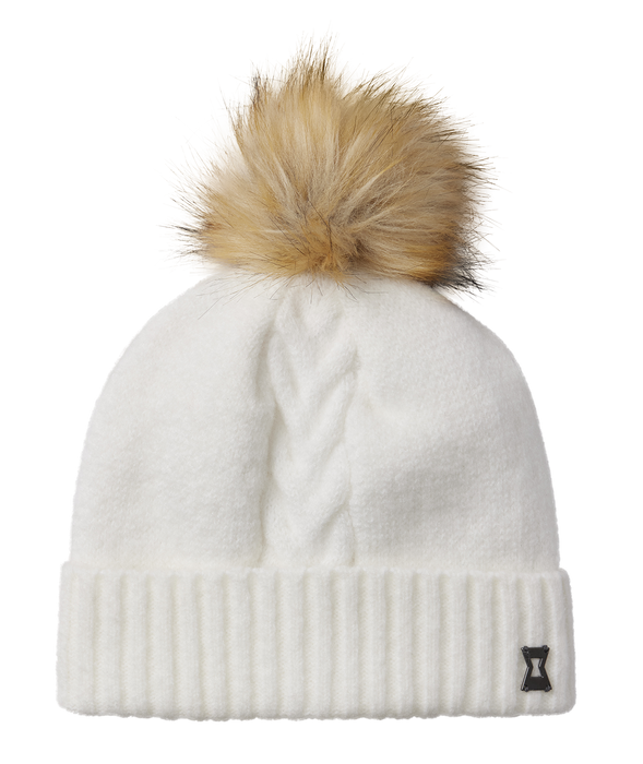 SPYDER ウィメンズ PLAIT POM HAT ビーニー
