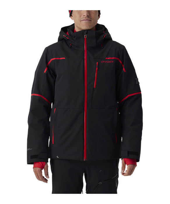 SPYDER メンズ CHAMBERS JACKET スノージャケット BLK / XL