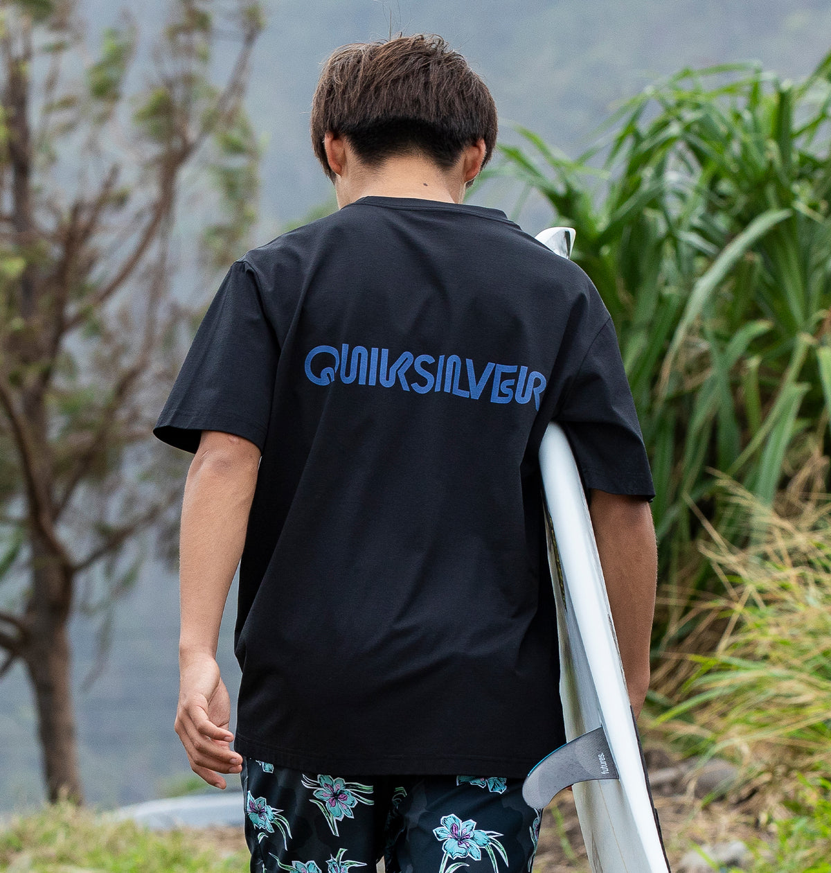 OUTLET】QUIKSILVER メンズ BUBBLE SS 半袖ラッシュガード サーフT 速