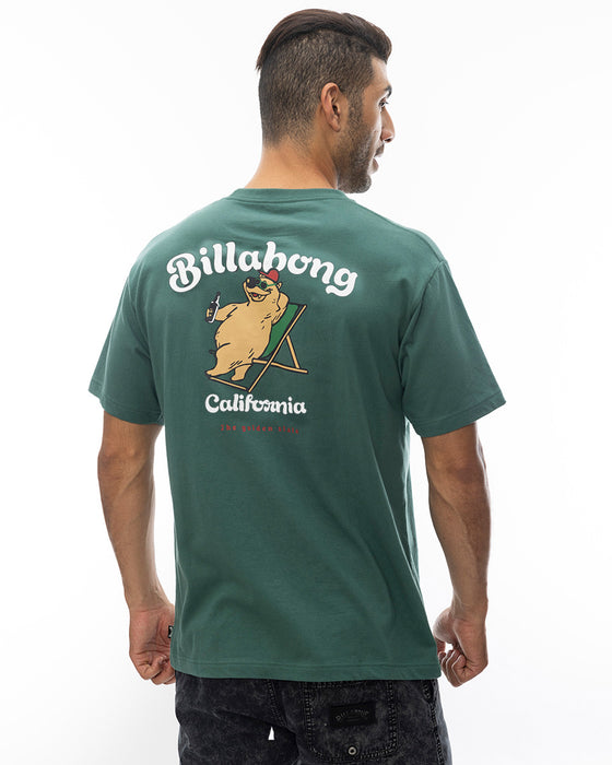 【OUTLET】BILLABONG メンズ CALI BEAR Ｔシャツ 【2024年春夏モデル】