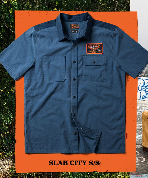 VOLCOM メンズ SLAB CITY SS 半袖シャツ 【2026年春夏モデル】