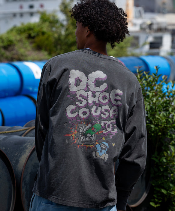 OUTLET】DC Shoes 25 CLASH DECK LS 長袖Tシャツ メンズ