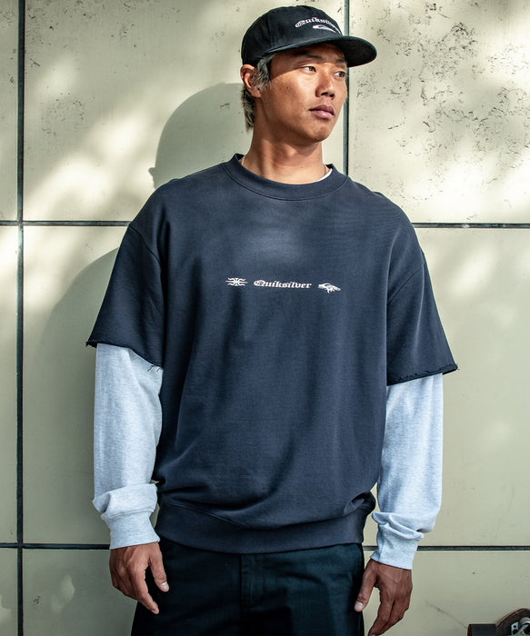 【OUTLET】Quiksilver メンズ OPENBAR CREW プルオーバー