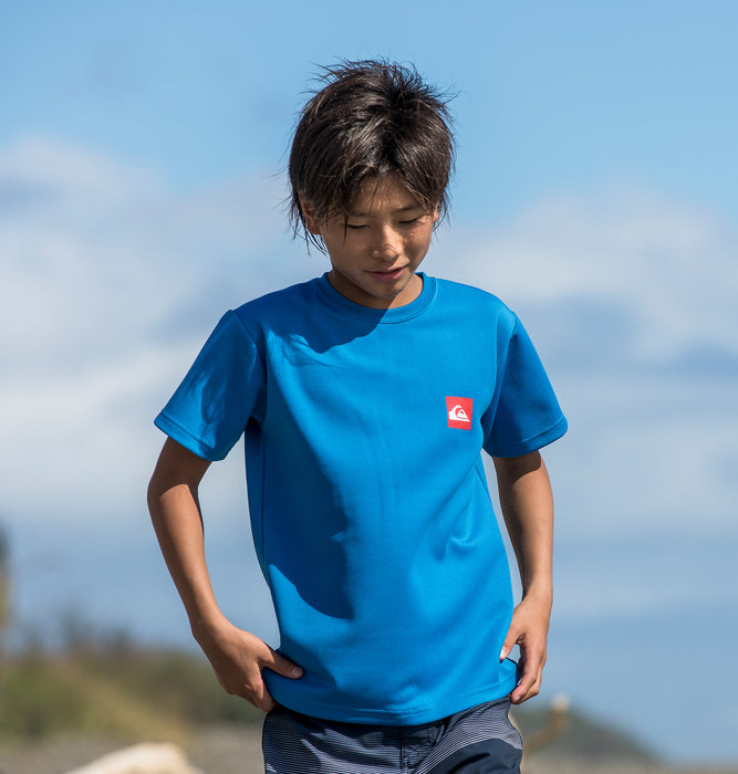 【OUTLET】Quiksilver IMSPAIRED LOGO SS YOUTH キッズ サーフTシャツ ラッシュガード