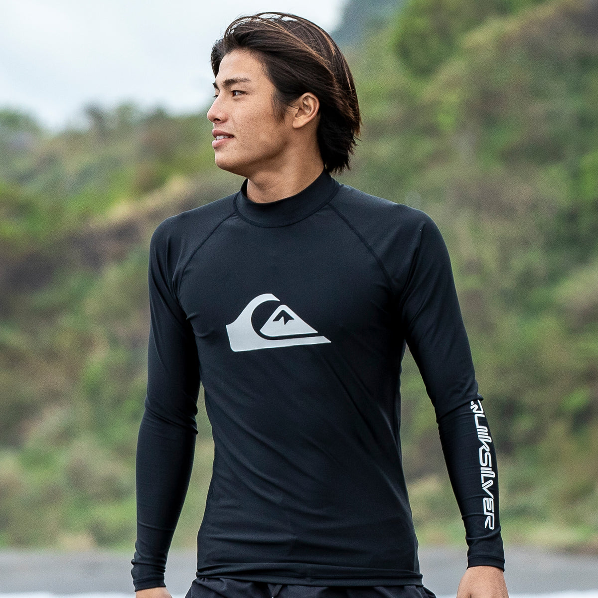 【追跡あり/匿名配送】Quicksilver Grail Quiksilver ラッシュガード 「ZOZO限定アイテム」MERCURY
