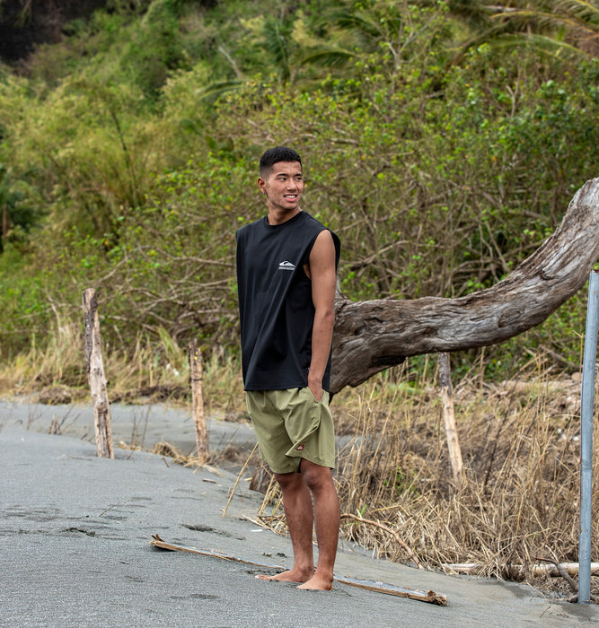 【OUTLET】Quiksilver GW QUIK DROP SLY メンズ サーフTシャツ ラッシュガード ノースリーブ タンクトップ