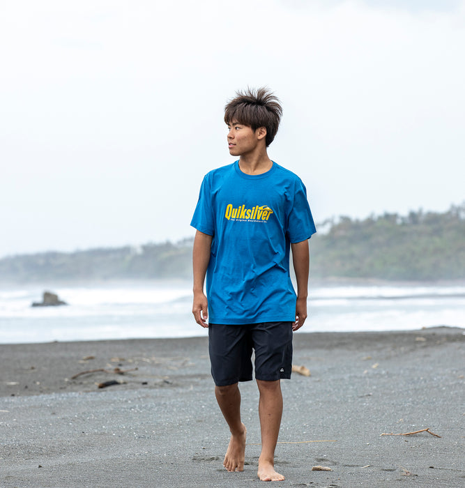 【OUTLET】QUIKSILVER キッズ・ユース REPLAY SS YOUTH半袖ラッシュガード UV CUT UPF50+  レギュラーフィット