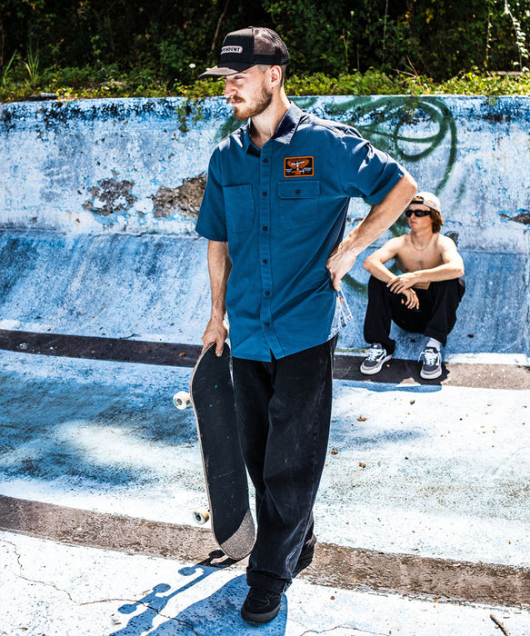 VOLCOM メンズ SLAB CITY SS 半袖シャツ 【2026年春夏モデル】