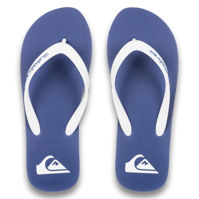 QUIKSILVER メンズ MOLOKAI CORE ロゴビーチサンダル