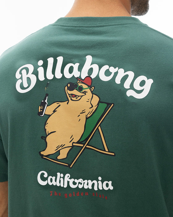 【OUTLET】BILLABONG メンズ CALI BEAR Ｔシャツ 【2024年春夏モデル】