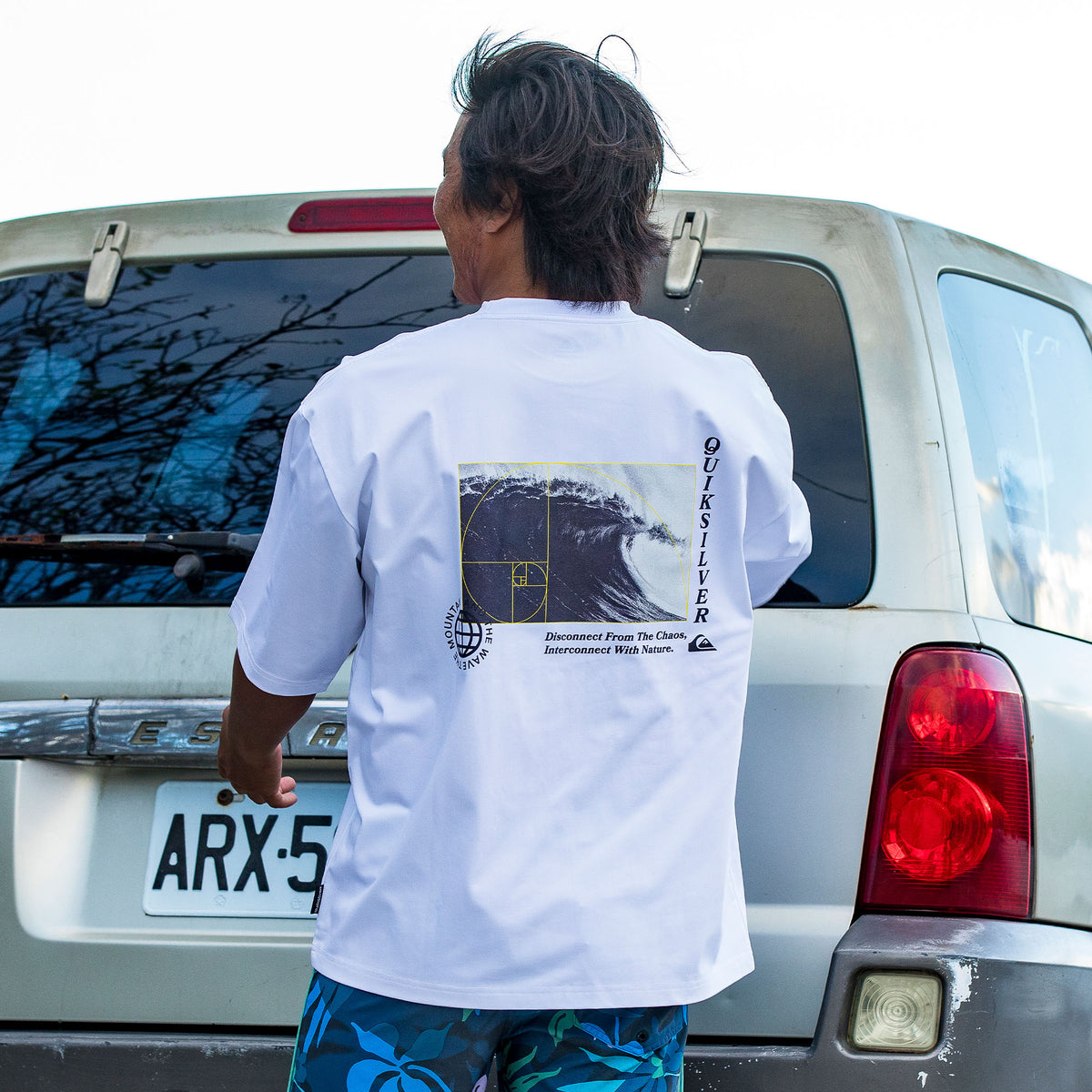 OUTLET】QUIKSILVER メンズ GOLDEN RATIO SS 半袖ラッシュガード