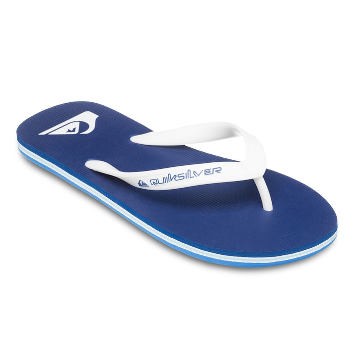 QUIKSILVER メンズ MOLOKAI CORE ロゴビーチサンダル
