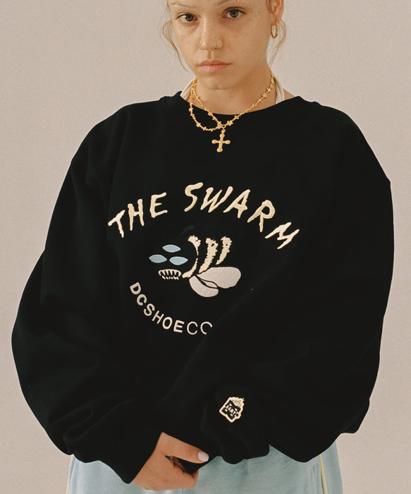 【OUTLET】【オンラインストア限定】DC Shoes  THE SWARM DC SHOES X GRIMEY VG CREW プルオーバー メンズ