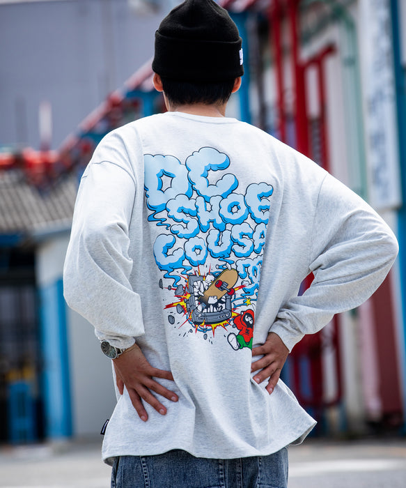 DC Shoes 25 CLASH DECK LS 長袖Tシャツ メンズ