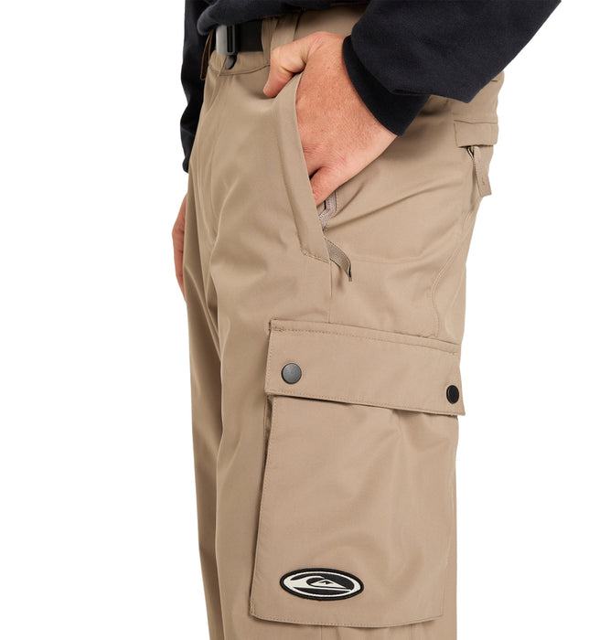 【OUTLET】QUIKSILVER メンズ SNOW DOWN CARGO PT スノーパンツ 20,000mm防水 20K リラックスフィット