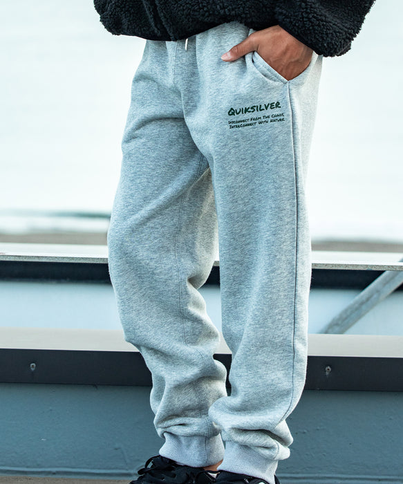 【OUTLET】Quiksilver ユース HAND DRAWN SWEAT PT YOUTH スウェットパンツ 特殊裏起毛  軽量速乾フリース(130-160CM)