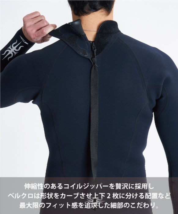 QUIKSILVER メンズ 2/3/2 MERCURY BZ FULL STITCHLESS フルスーツ