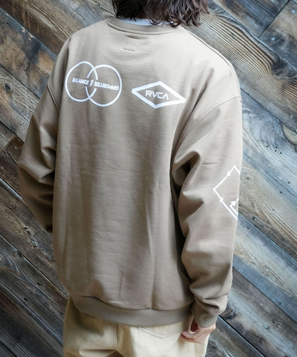 RVCA メンズ STACKHOUSE CR トレーナー 【2025年秋冬モデル】