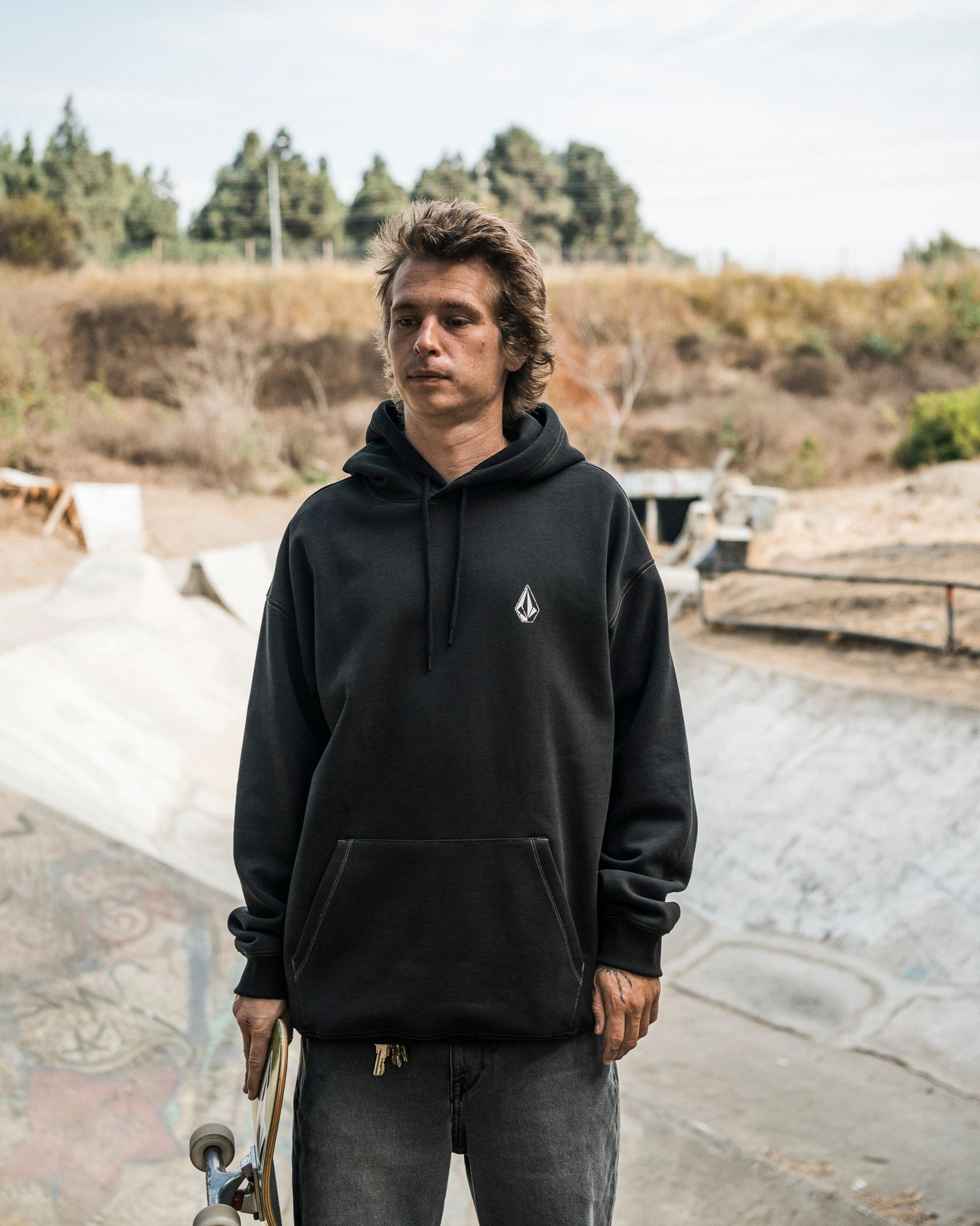 【OUTLET】VOLCOM メンズ SKIDDER PO プルオーバーパーカー