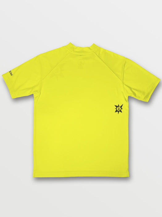 【OUTLET】VOLCOM Stone Star Mock Neck Short Sleeve Tee - Wasabi