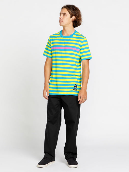 【OUTLET】Schroff X Volcom Crew Short Sleeve Shirt - Clearwater