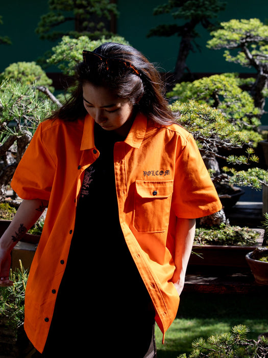 OUTLET】VOLCOM Tokyo True Featured Artist Yusuke Pocket Short Sleeve S