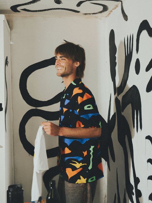 OUTLET】VOLCOM Arthur Longo Shirt - BLACK @2buy