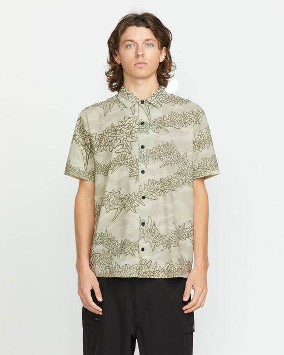 OUTLET】VOLCOM Tokyo True Sense Short Sleeve - Light Beige