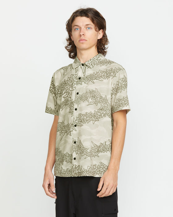【OUTLET】VOLCOM Tokyo True Sense Short Sleeve - Light Beige