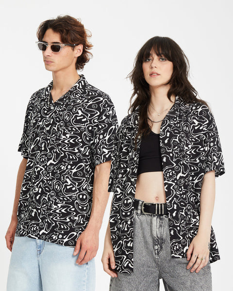 OUTLET】VOLCOM Filip Rygalski Shirt - BLACK