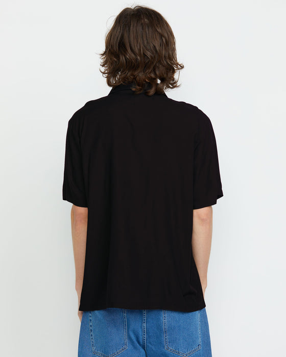 OUTLET】VOLCOM Filip Rygalski Woven Shirt - BLACK