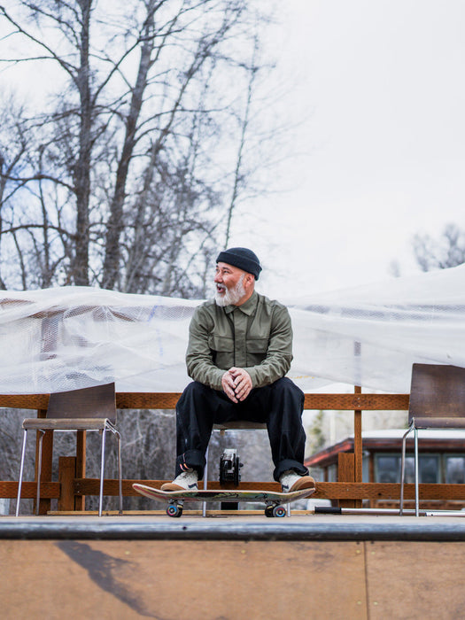 OUTLET FAMILY SALE】VOLCOM POVJ Bryan Iguchi Work Shirt Long Sleeve Sh