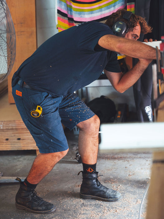【OUTLET】VOLCOM WORKWEAR CALIPER WORK SHORTS - BLACK