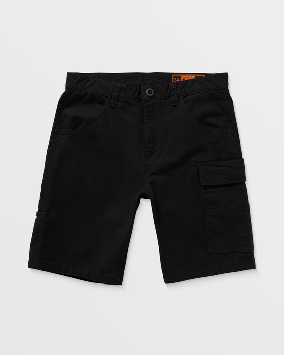 OUTLET】VOLCOM Caliper Ii Relaxed Work Short - Black