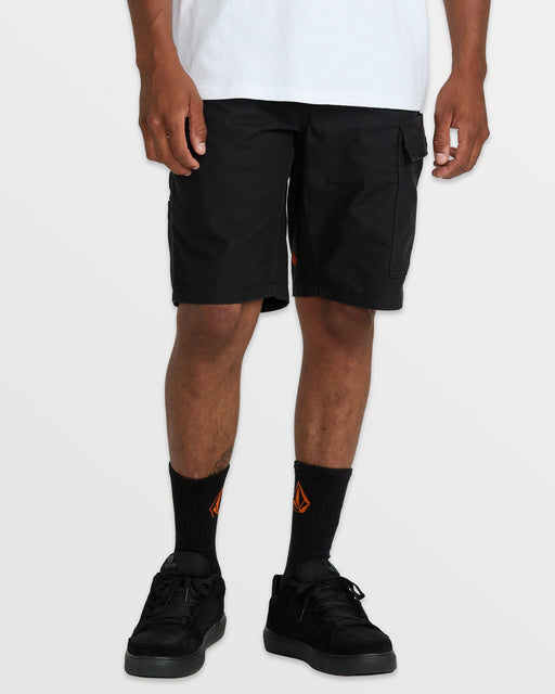 OUTLET FAMILY SALE】VOLCOM Caliper Ii Relaxed Work Short - Black
