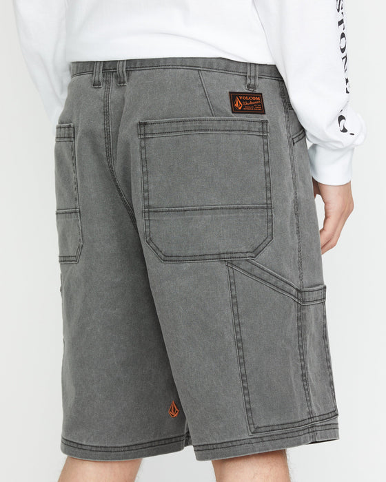 OUTLET】VOLCOM Gage Work Shorts - Stealth