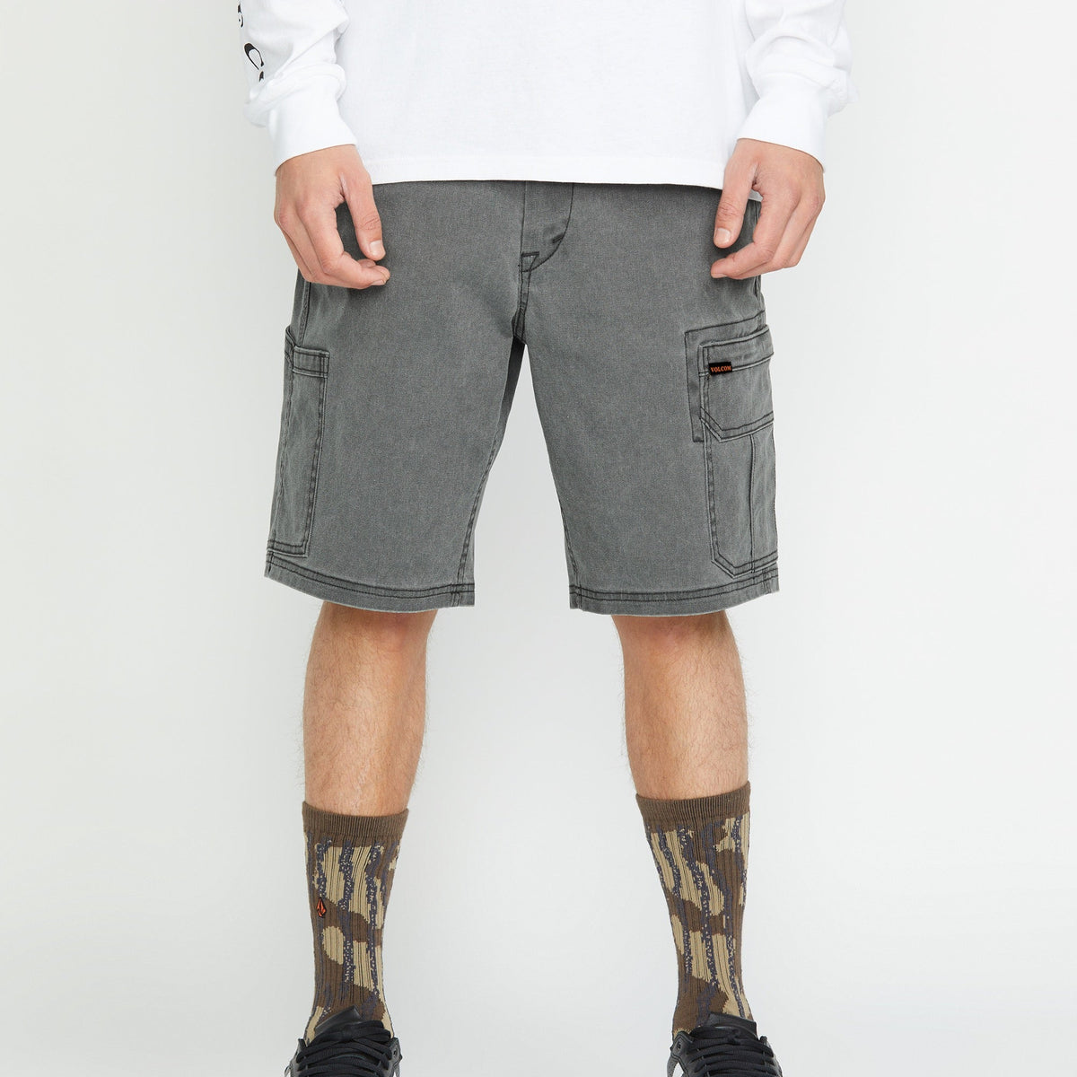OUTLET】VOLCOM Gage Work Shorts - Stealth