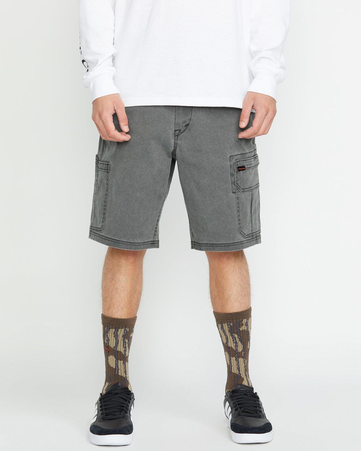 OUTLET】VOLCOM Gage Work Shorts - Stealth