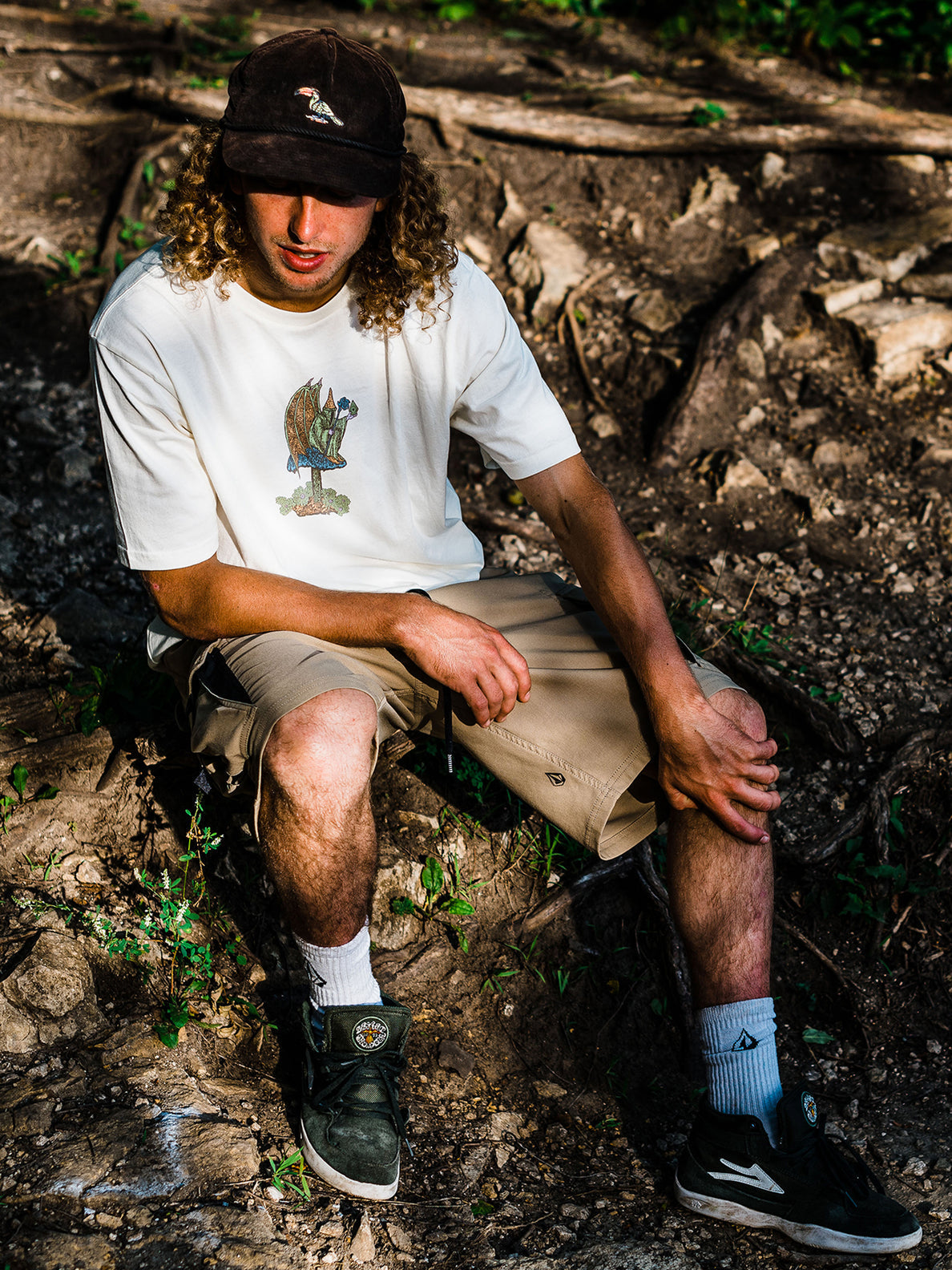 OUTLET】VOLCOM VEECO TRANSIT SHORTS 20 - ALMOND