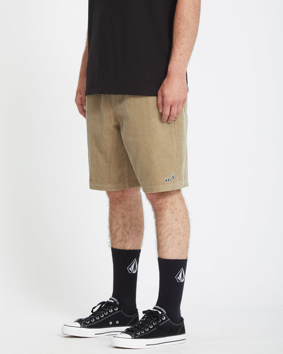 【OUTLET】VOLCOM Outer Spaced 21" Short - KHAKI